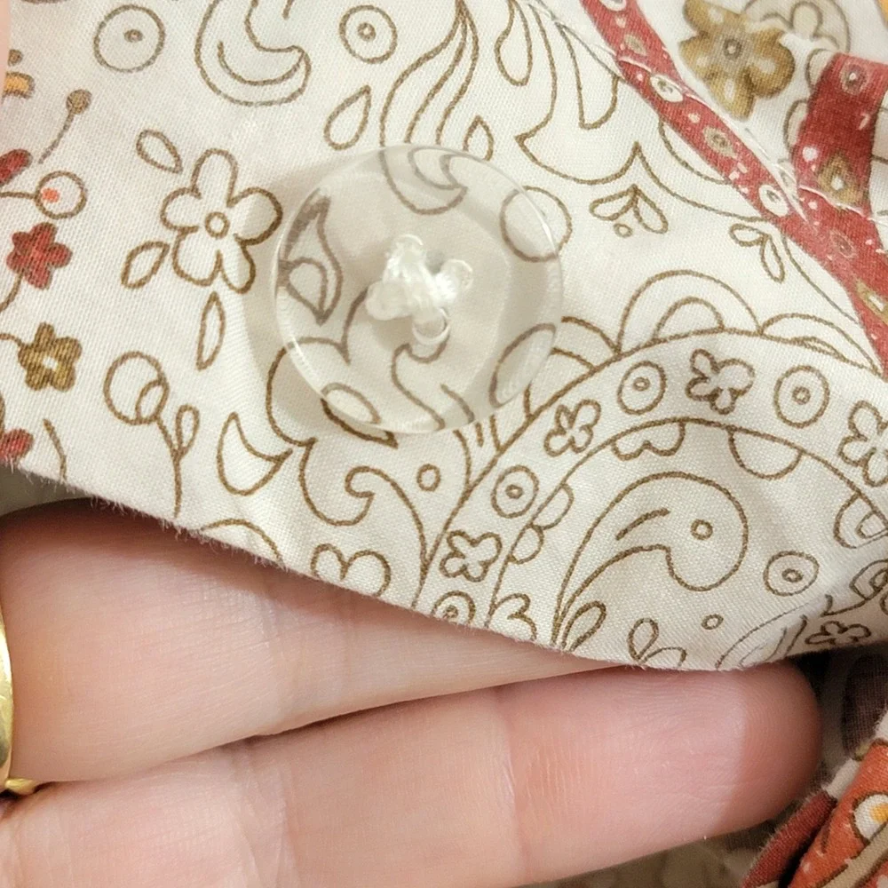 Pottery Barn King Duvet Cover 1 Sham Set Terracotta Red Damask Medallion Cotton